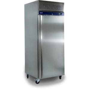 Stainless steel commercial refrigerator with wheels