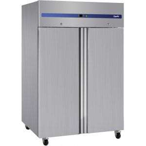 Commercial stainless steel double-door refrigerator